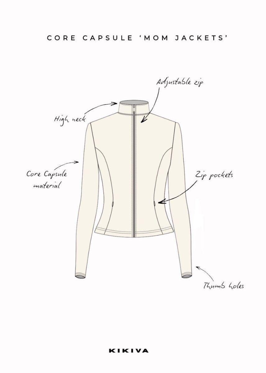 Core Capsule 'Mom' Jacket - Black
